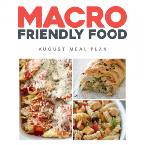 August 2021 Meal Plan