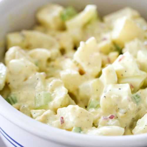 Greek Yogurt Potato Salad – Macro Friendly Food