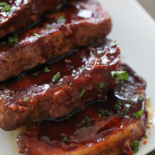 Slow Cooker Honey Garlic Pork Chops – Macro Friendly Food