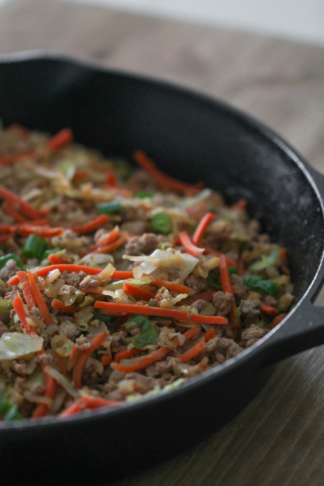Egg Roll Skillet Macro Friendly Food