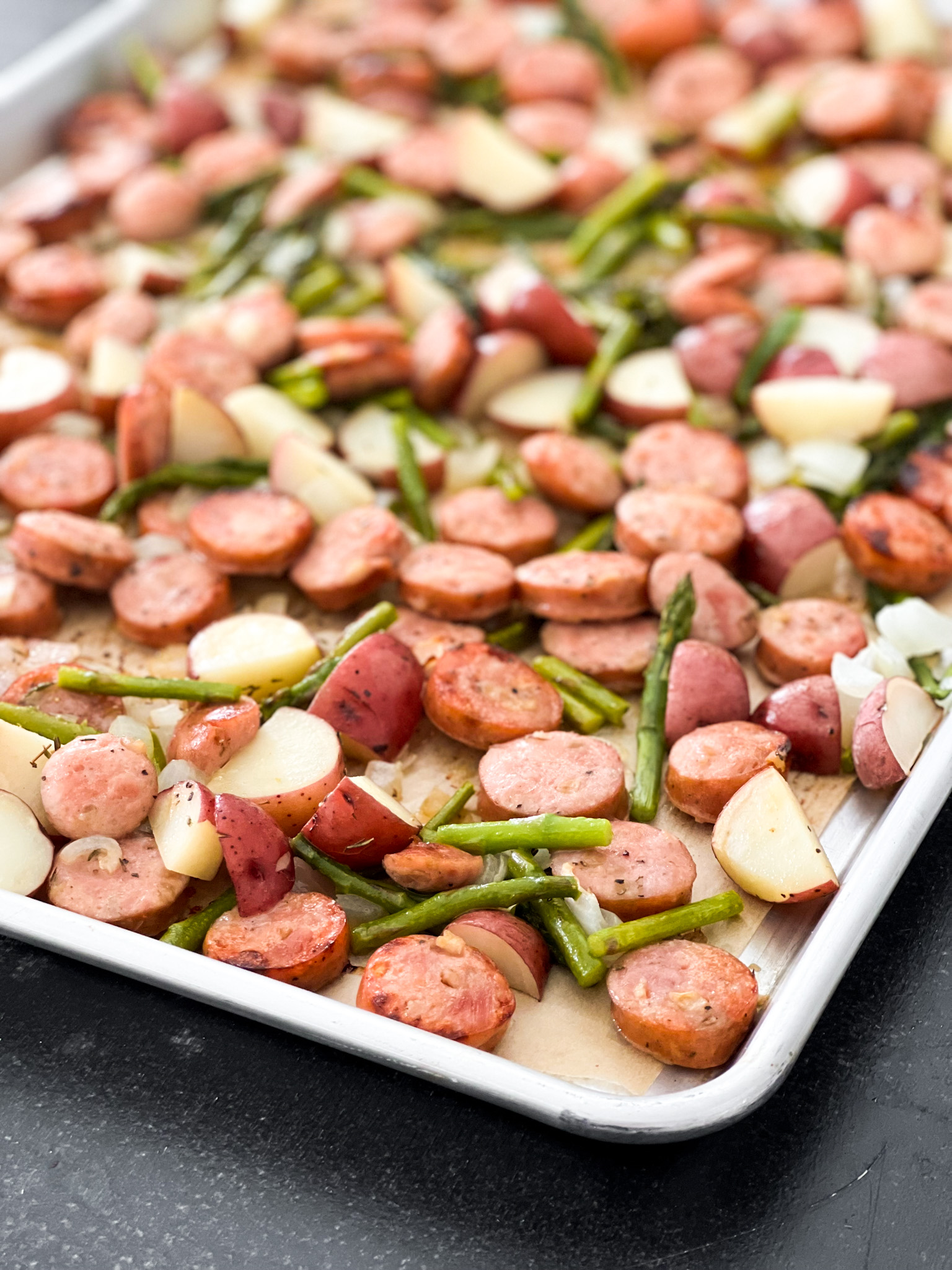 Honey Mustard Sausage & Vegetables Macro Friendly Food