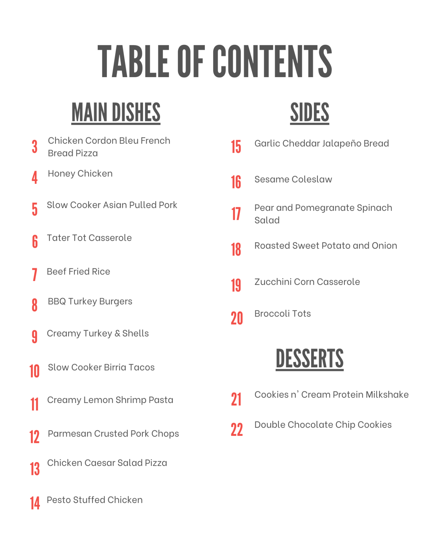 March 2022 Meal Plan - Image 2