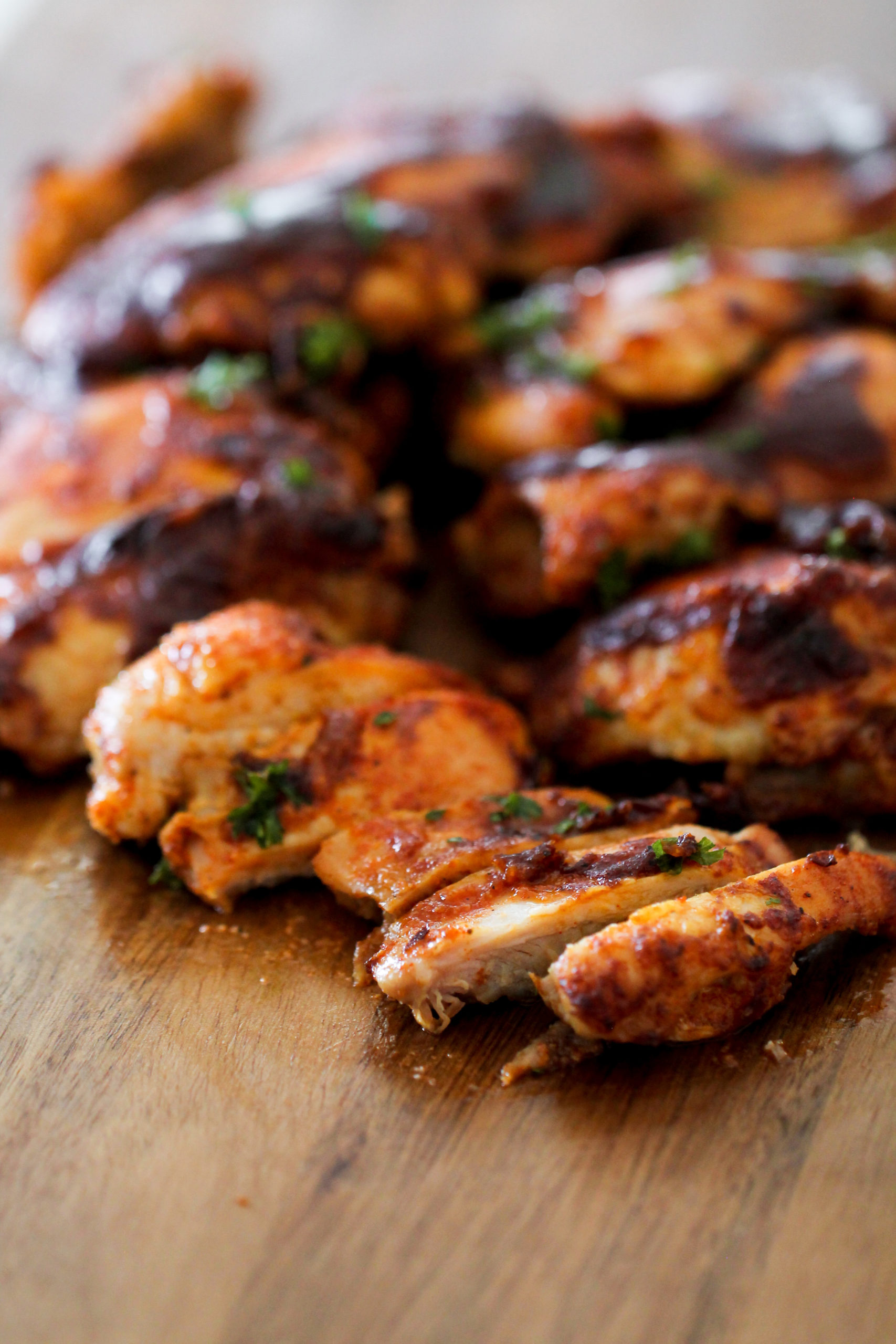 Baked BBQ Chicken Thighs Macro Friendly Food