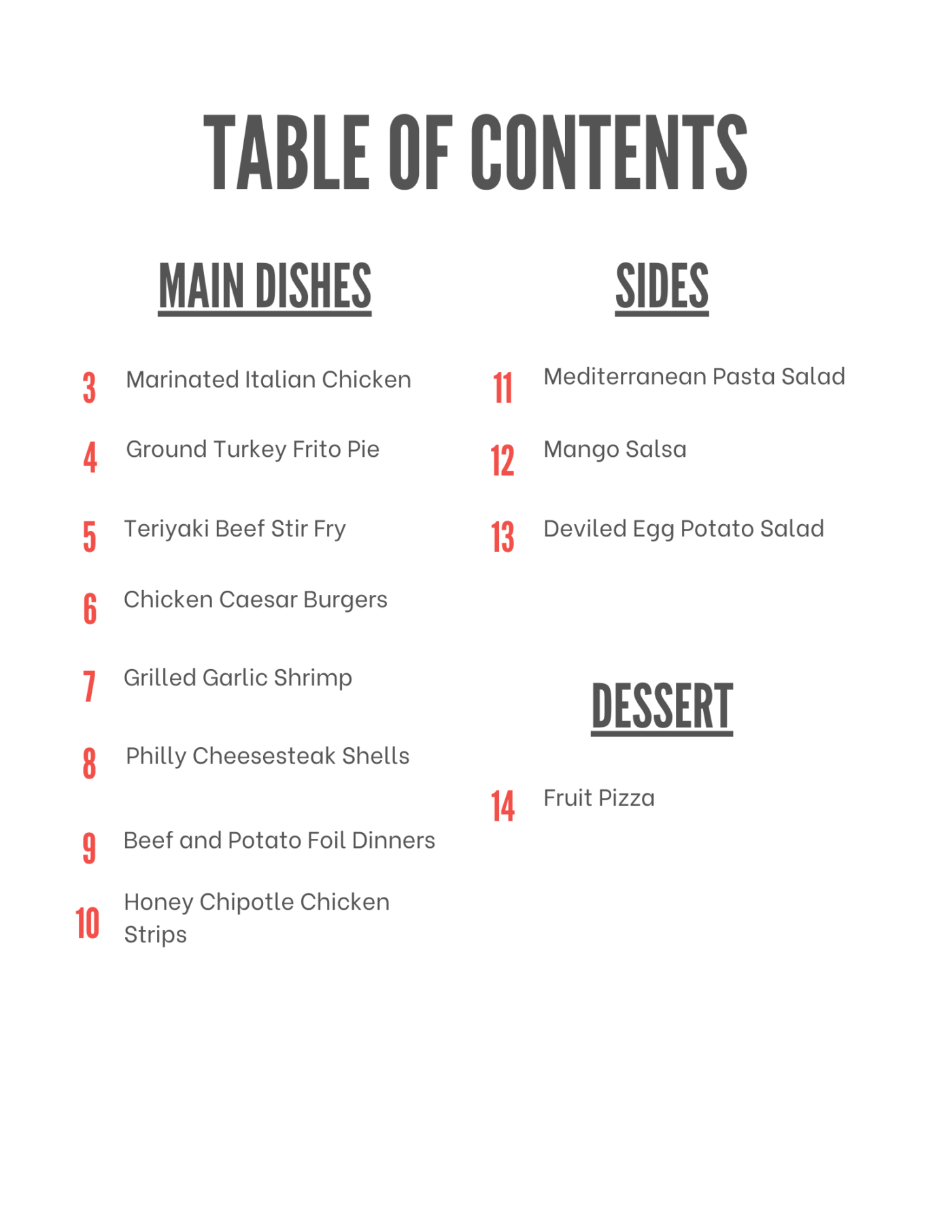 July 2022 Meal Plan - Image 2