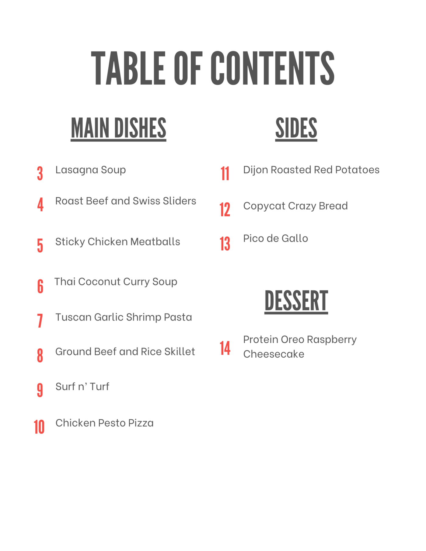 February 2023 Meal Plan - Image 2