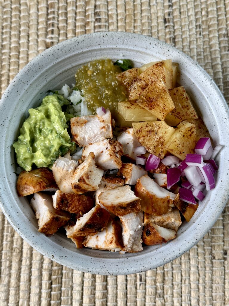 Grilled Chicken Al Pastor Bowls