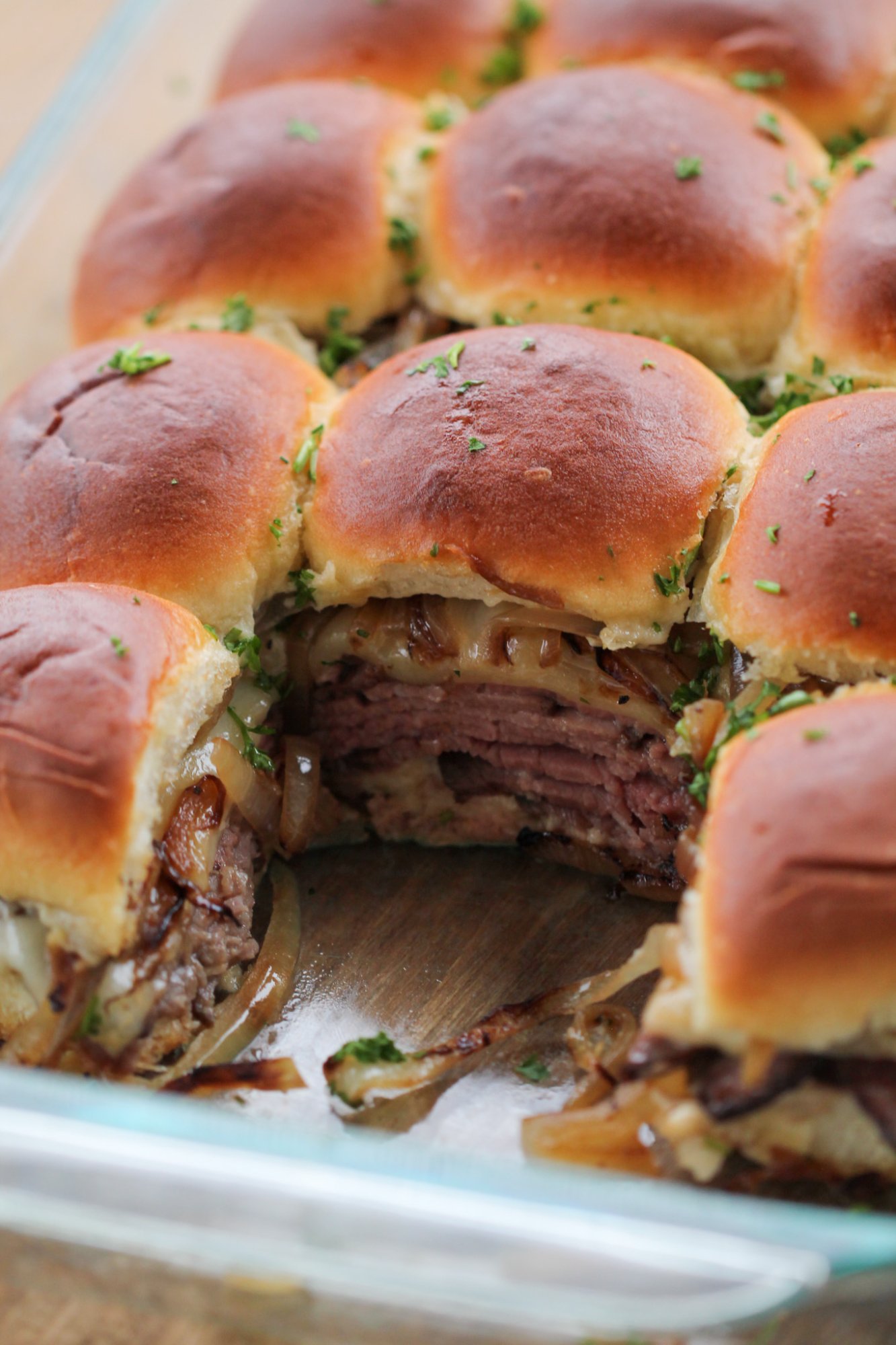 Roast Beef Swiss Sliders