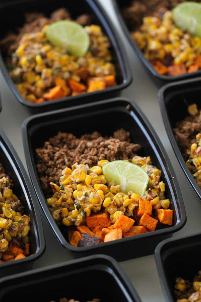 Street Corn Beef Bowls